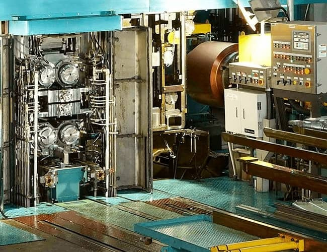 High-productivity copper/copper alloy rolling mill 