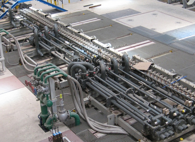 Pomini Quenching System (PQS) for multi-slit operation