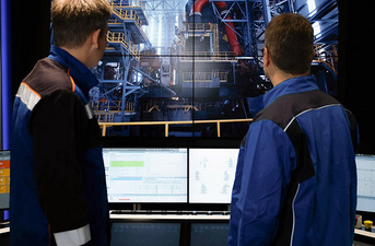 Our process engineers during a briefing