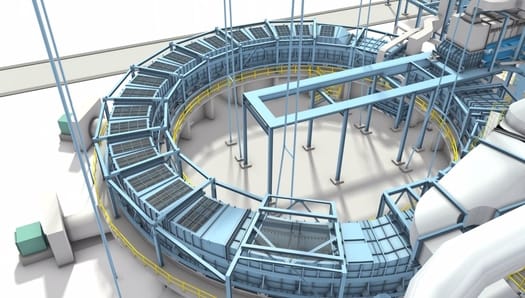 Circular Dip-rail Cooler